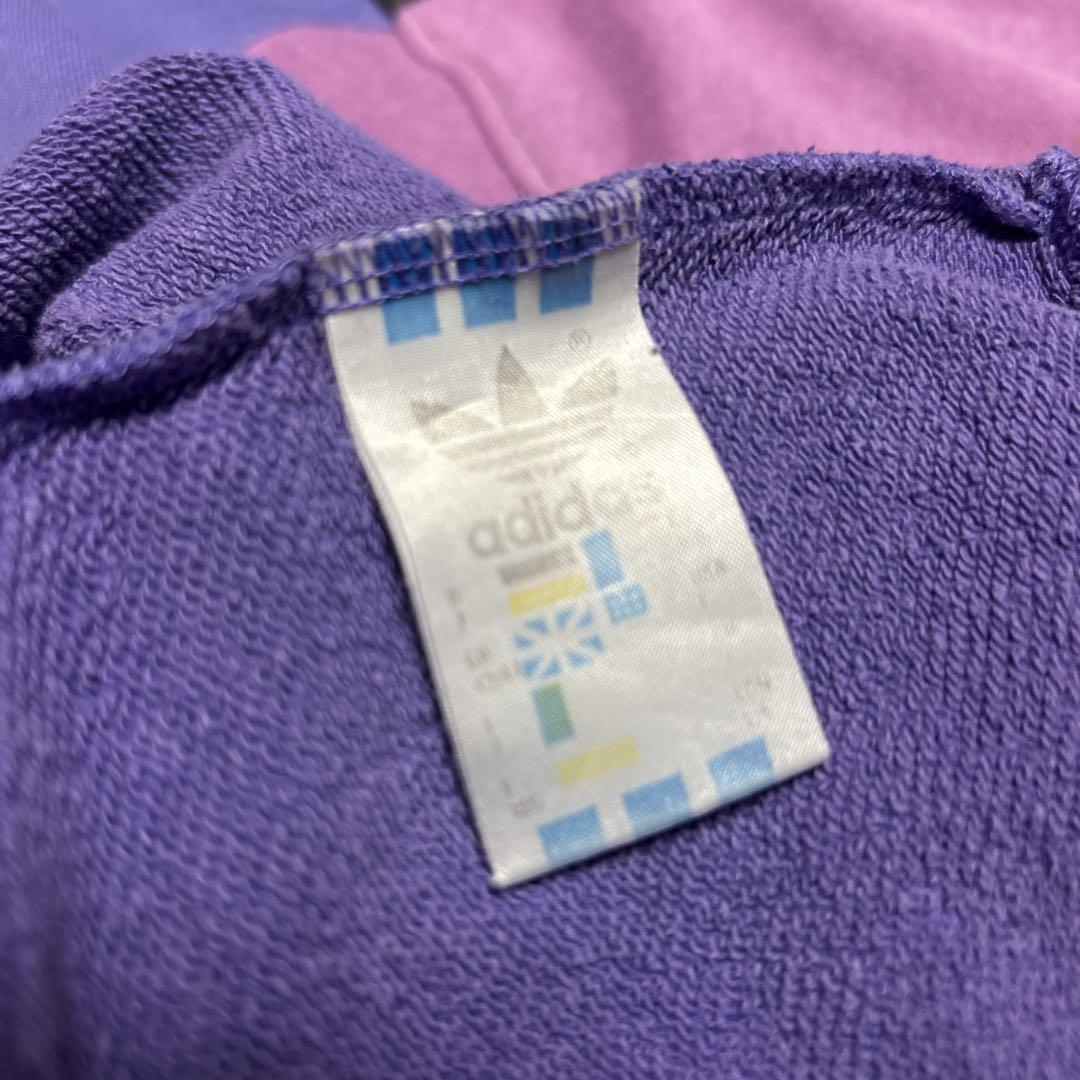 希少】 80s adidas マルチカラー スウェット 常田大希 同色 トップス