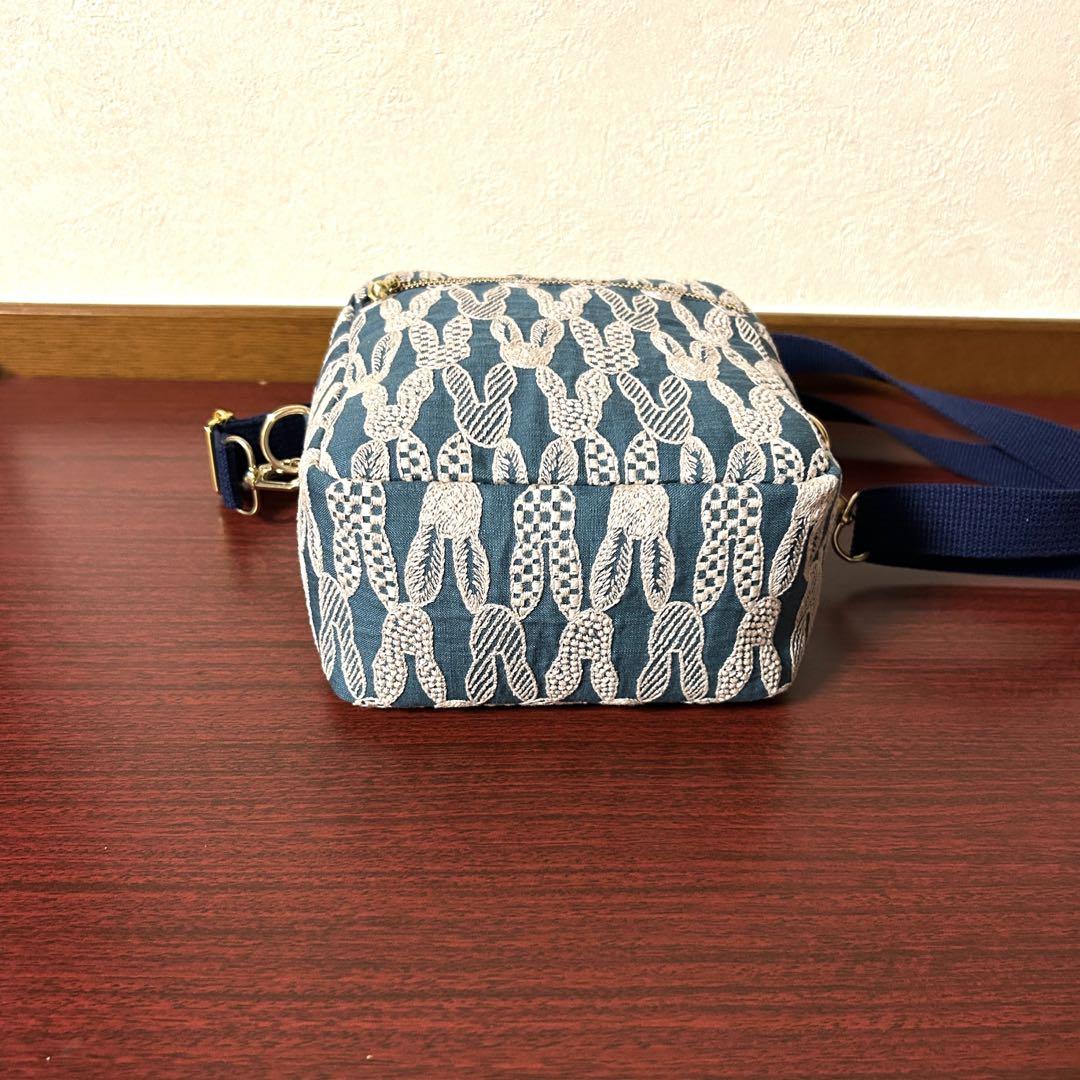 全国宅配無料 ミナペルホネンpomppia(blue&pink)ショルダーバック メルカリ - ショルダーバッグ