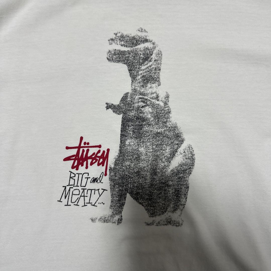 名作 Stussy T-Rex プリント Tシャツ恐竜 トップス メンズ M