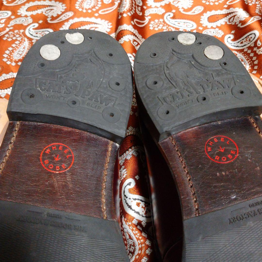 靴 WHEEL ROBE HEAVY STITCHING LOAFER