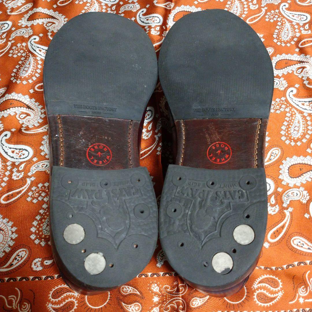 靴 WHEEL ROBE HEAVY STITCHING LOAFER