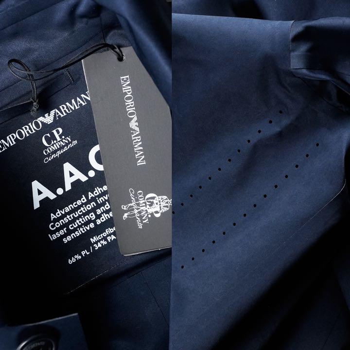 定価18.5万円ステンカラーコートEMPORIOARMANI CPCOMPANY 新着メンズ - 限定18万エンポリオアルマーニ×C.P.Company ステン