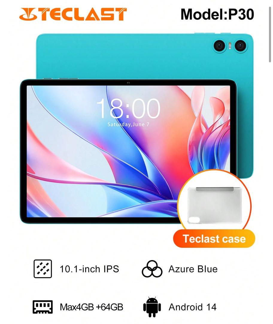 【新品 - 未開封】　TECLAST P30 ケース付き