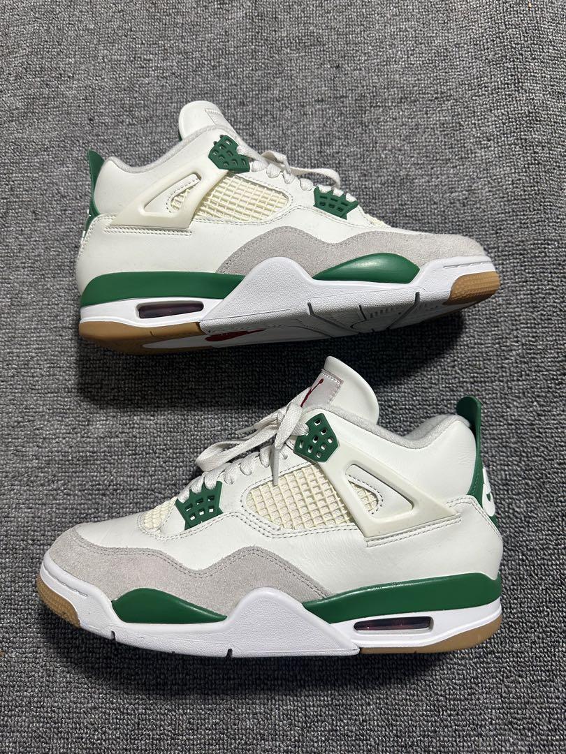 Air Jordan 4 ホワイト/グリーン