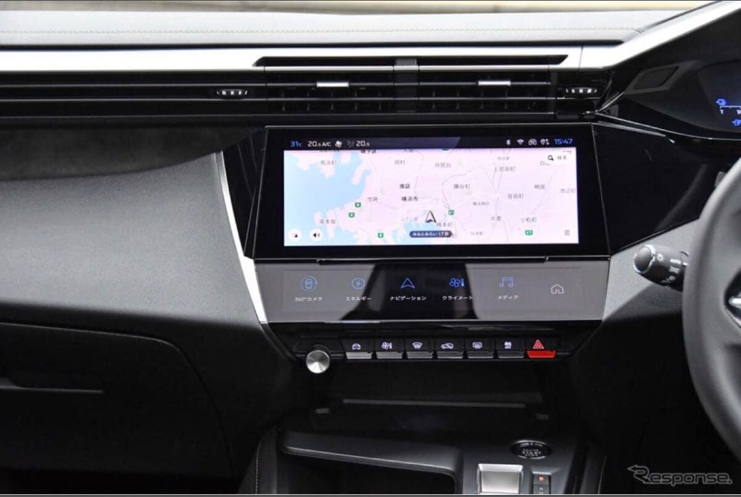 プジョー 308 408 ナビゲーションモニター 中古 純正