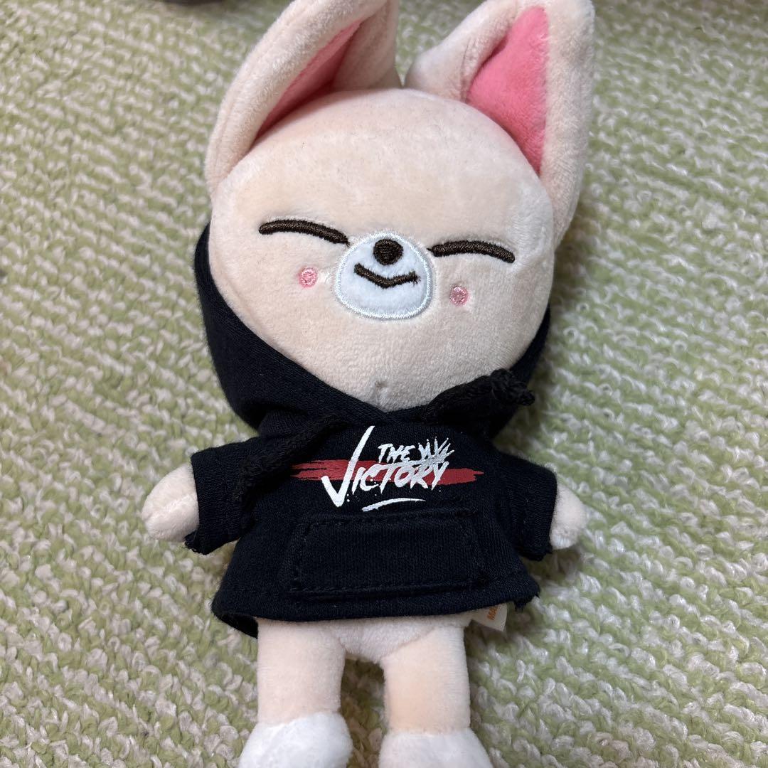 skzooテディベア フォクシニー Stray Kids - フォクシニー 5CLOCK SKZOO 10cm PLUSH ぬいぐるみ