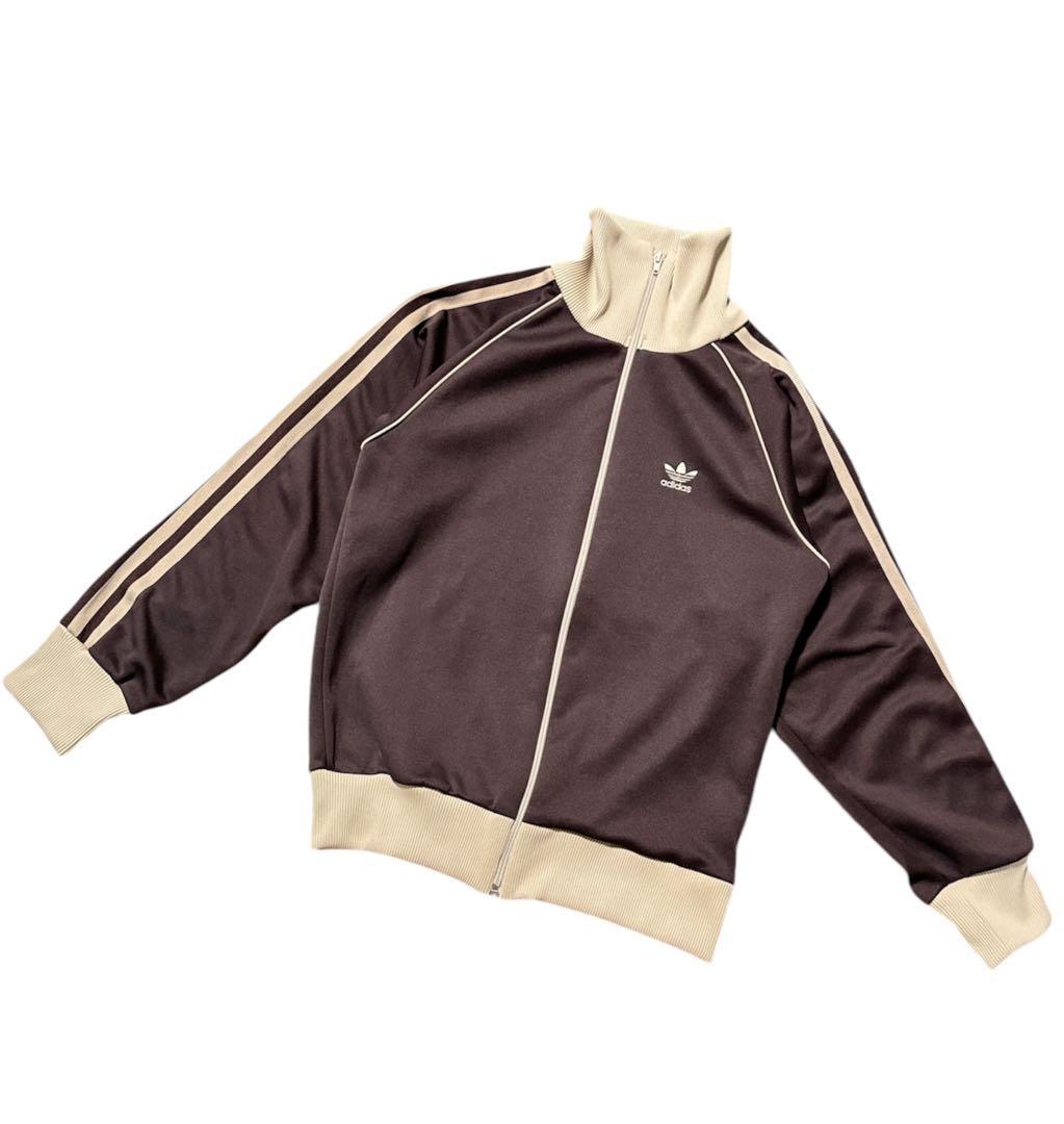 訳あり・アウトレット特集 極美品 アディダス トラックジャケット ブラウン デサント 80s 70s トップス