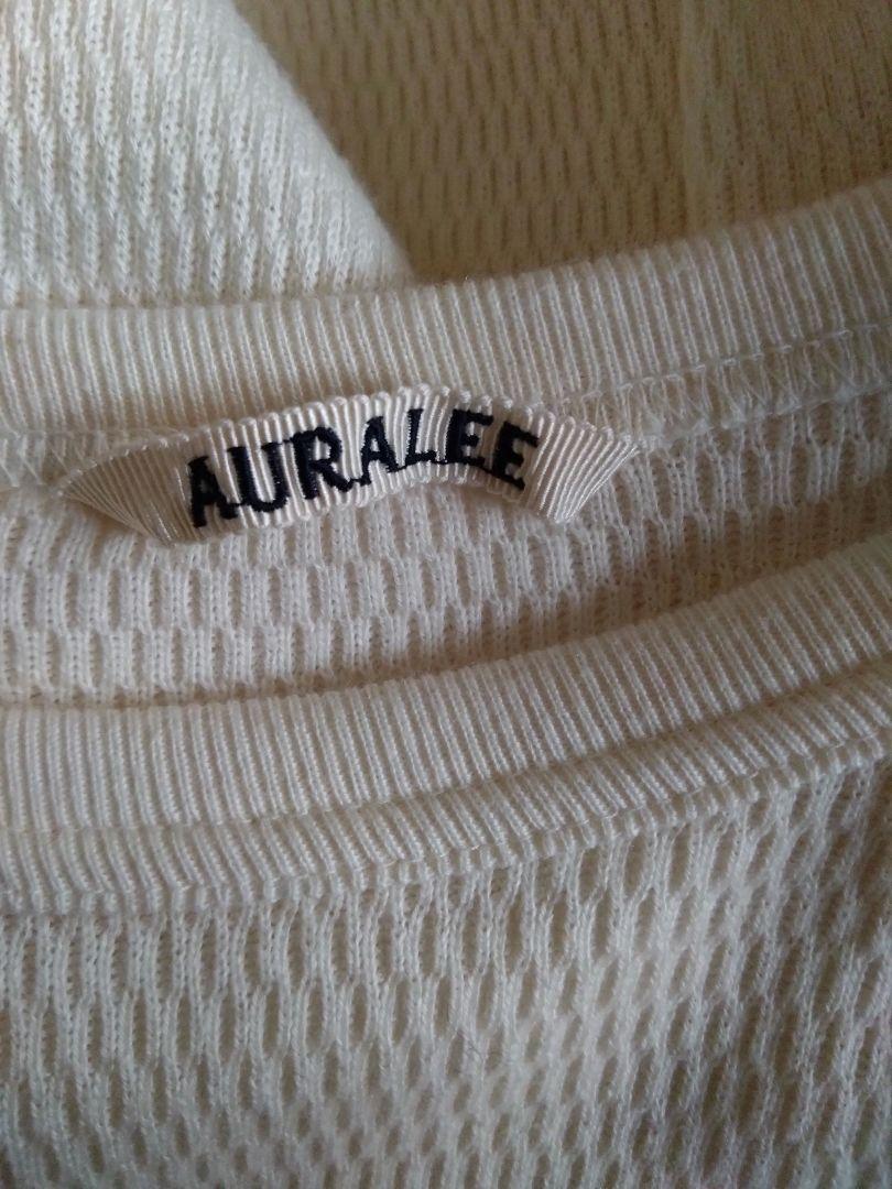 トップス AURALEE 23AW LIGHT THERMAL PULL OVER