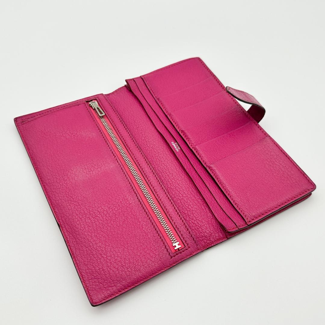 【極美品】HERMES エルメス　べアンスフレ　□L刻印　ピンク　シェーブル