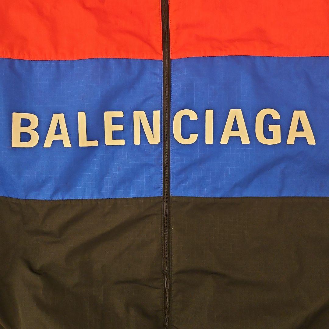BALENCIAGA ナイロンジャケット 赤 青 黒