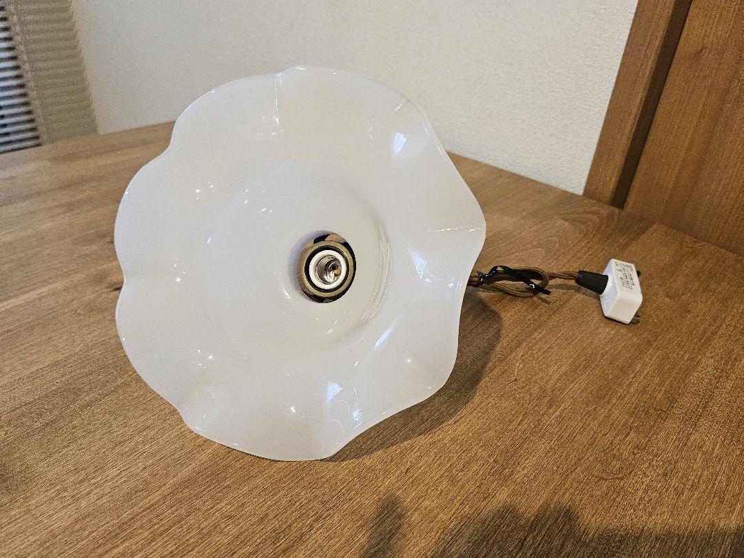 昭和レトロ アンティーク 古道具 ミルクガラス 照明器具