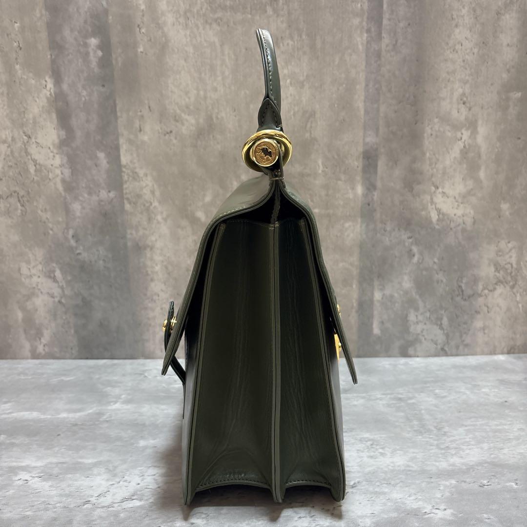 【極美品】 HUNTING WORLD レザー メッセンジャーバッグ オリーブ 美品✨HUNTING WORLD 2way メッセンジャーバッグ オリーブ