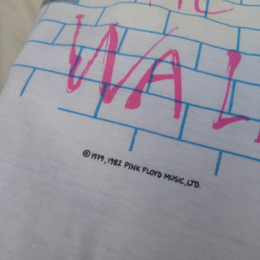 90s vintage pink floyd the wall 1989　バンT