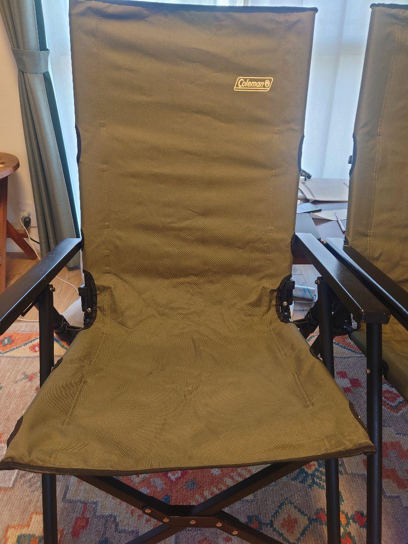 ブ*ー様 USED品 コールマン レイチェア オリーブグリーン 2脚セット
