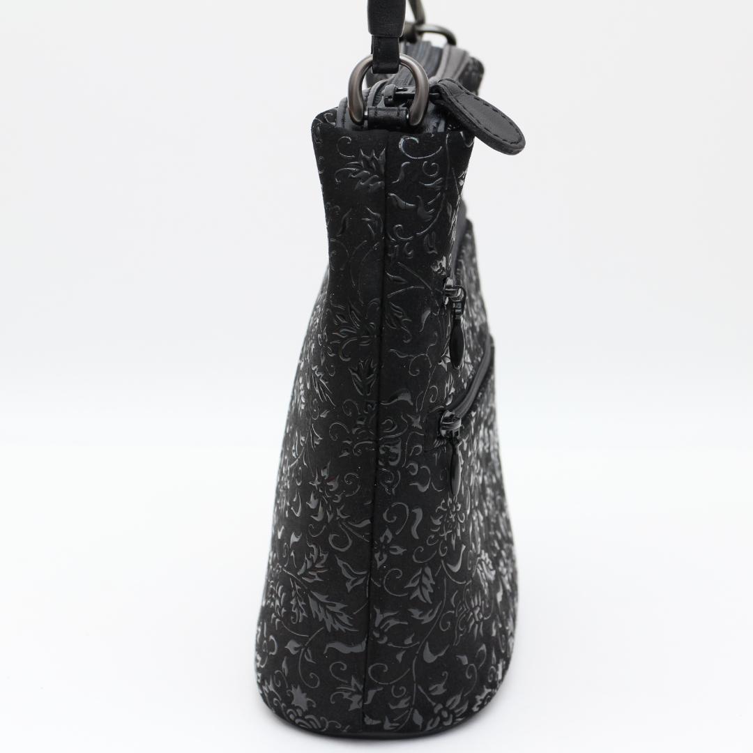 ✨美品✨印傳屋 インデンヤ ショルダーバッグ 斜め掛け ブラック