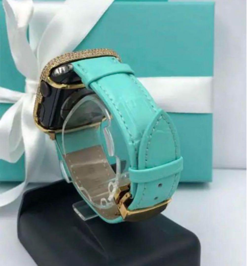 R-2”アップルウォッチカバーケースApple Watchレザーバンドベルト