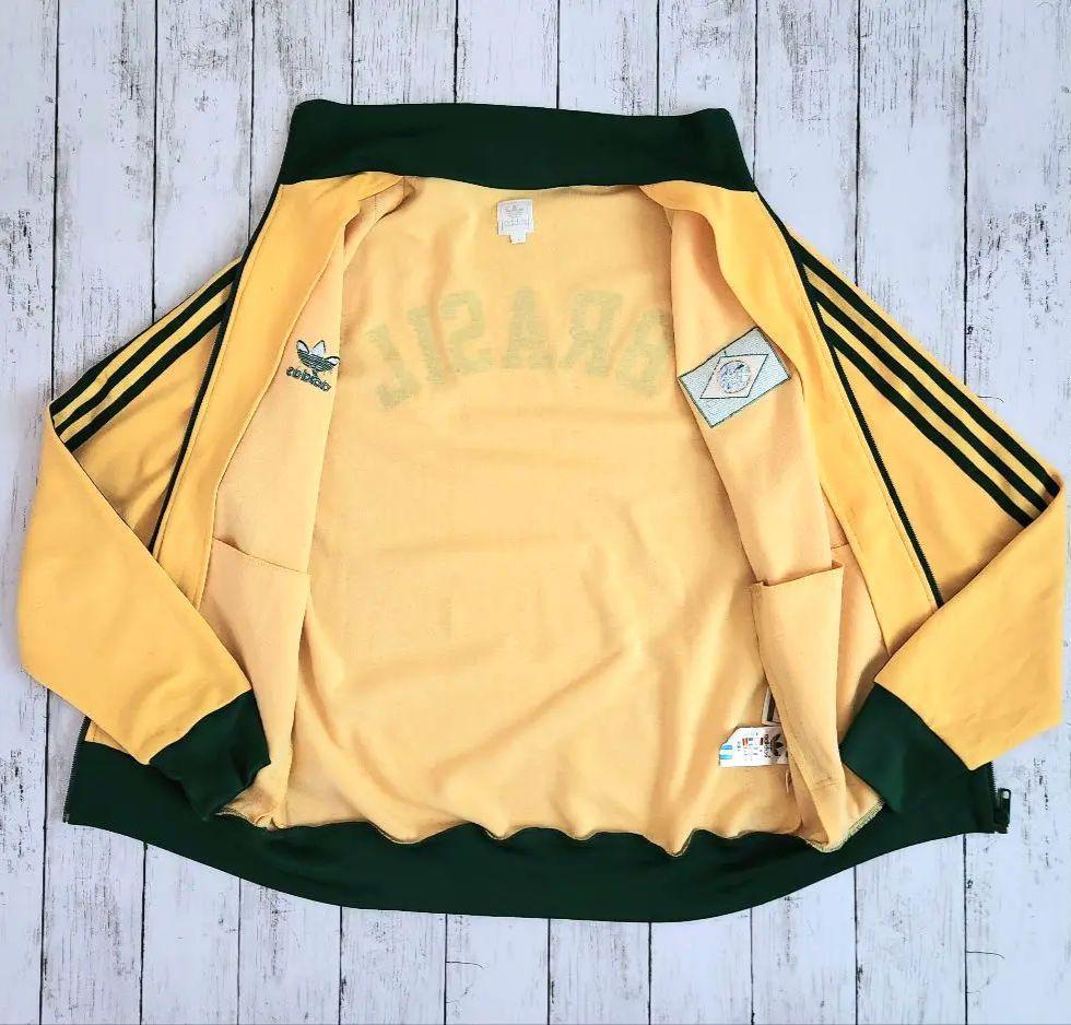 アディダス トラックジャケット Ｌ ブラジル 刺繍 トレフォイル FIFA
