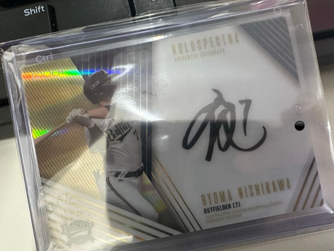 epoch 西川龍馬 直筆サイン オリックス エポック BBM 山本由伸目立った傷や汚れなし UP786_INFO