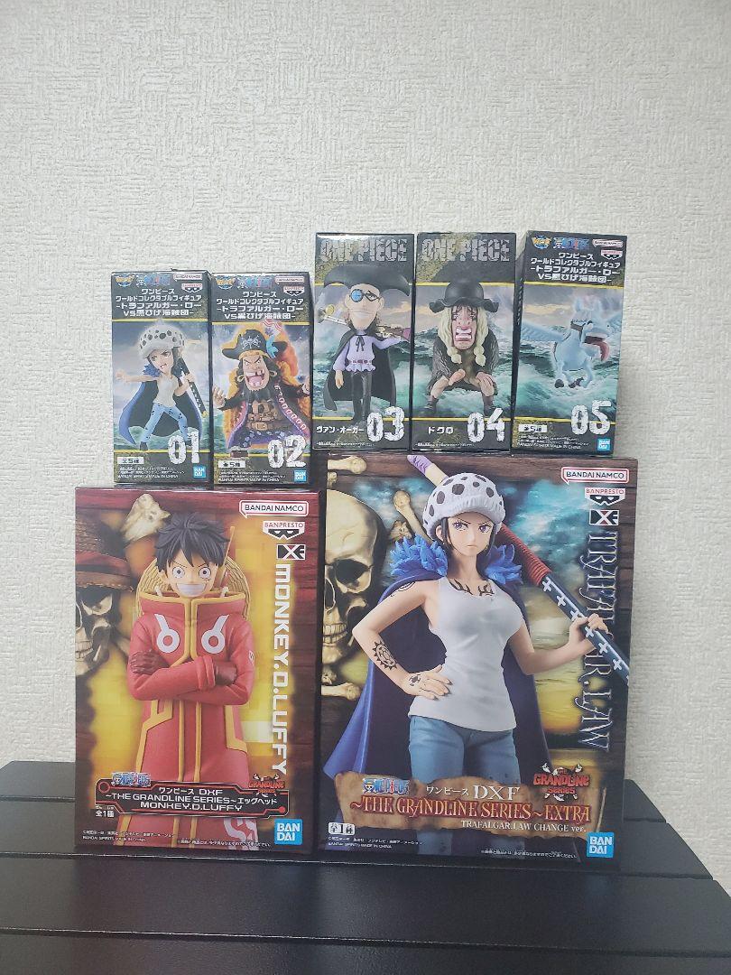 ワンピース『ワーコレ』黒ひげ海賊団『 DXF』ロー『戦光絶景 』ルフィ・ルッチ フィギュア