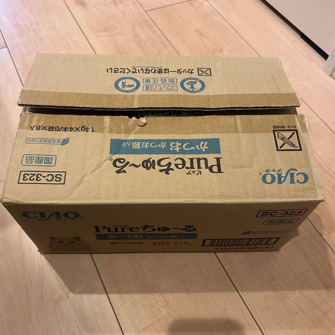 pureちゅ〜る　国産品かつお節入り　1ケース