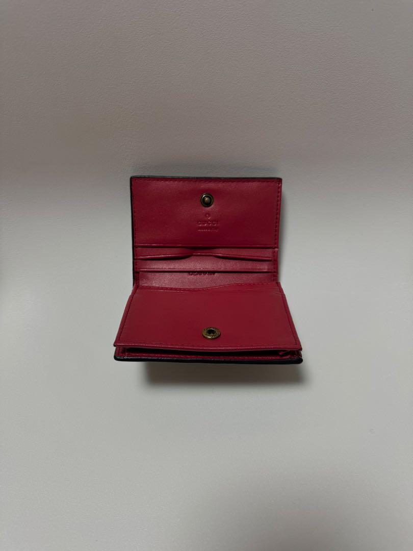 GUCCI チェリー装飾 二つ折り財布