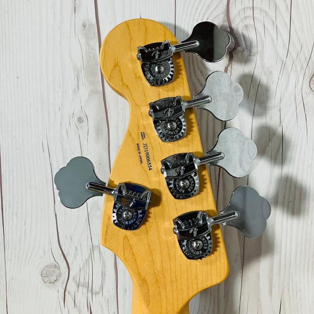 美品 Fender Japan JAZZ BASS 5弦 新品ハードケース付 赤