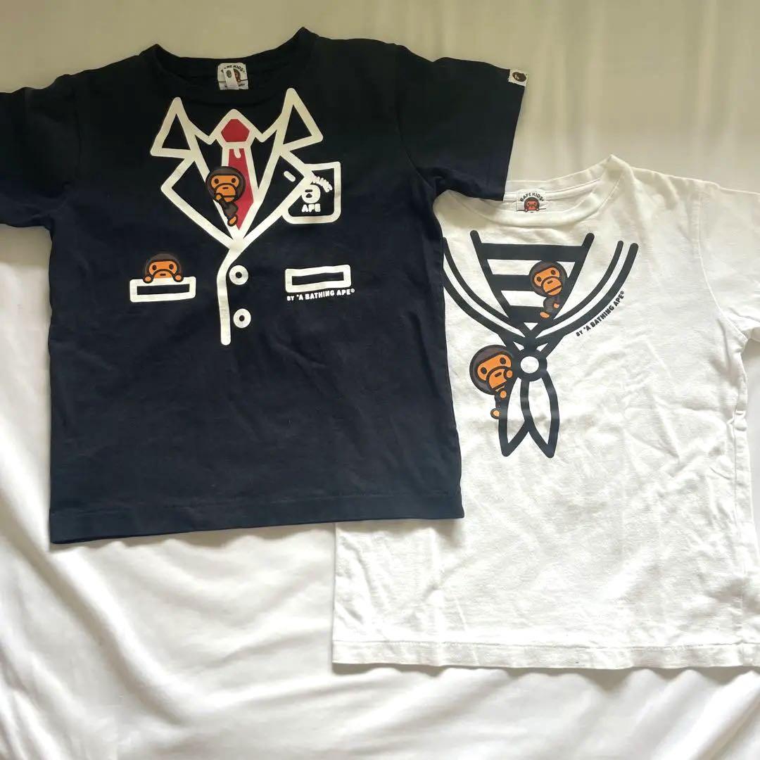 A BATHING APEキッズ半袖Tシャツ130cm5枚セット中古 A BATHING APE® BAPE KIDS Tシャツ 2着 130 - メルカリ