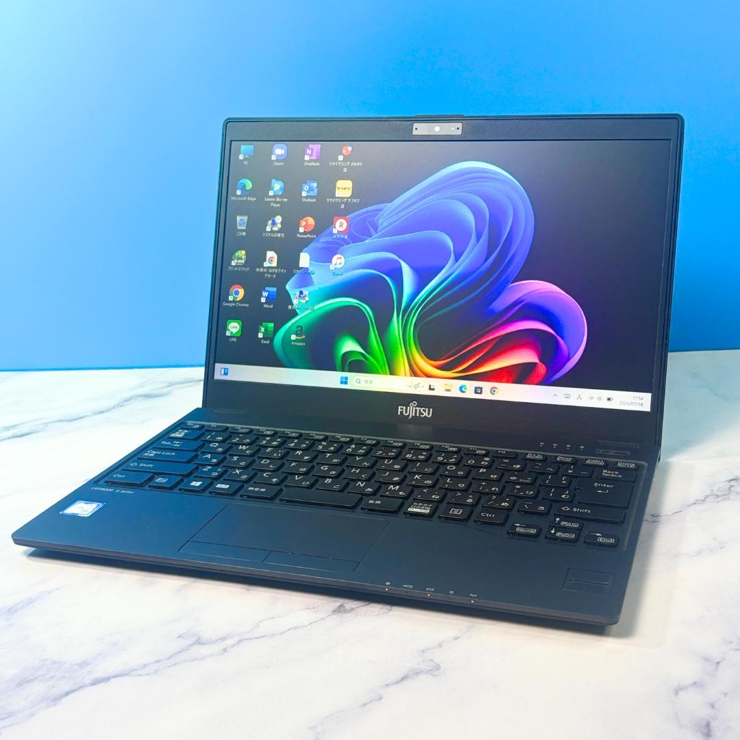 超薄型軽量！MSオフィス付き・メモリ8GB・SSDで快速・指紋