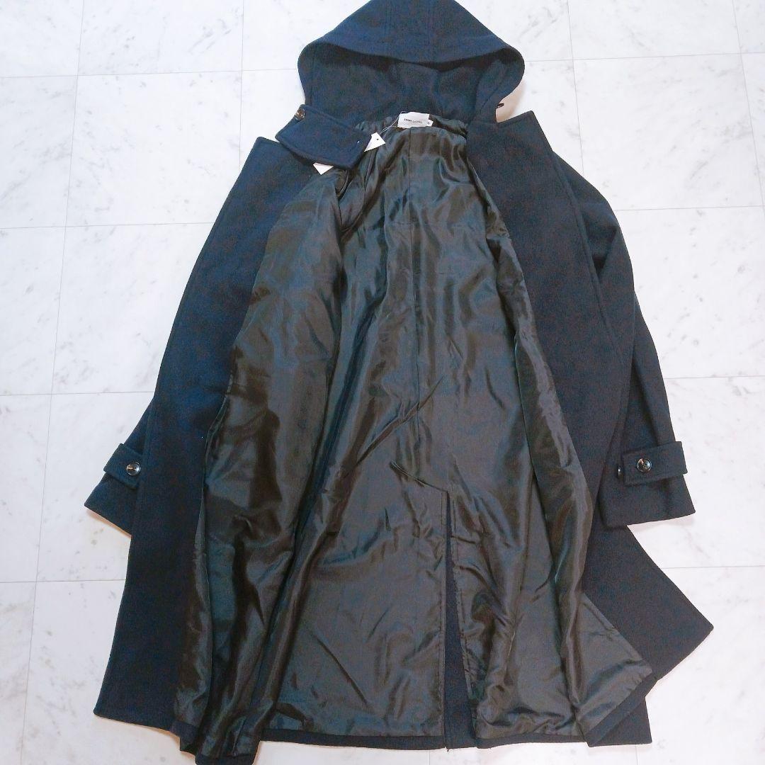 EMMA CLOTHES 新品 オーバーサイズ メルトン ロングダッフルコート