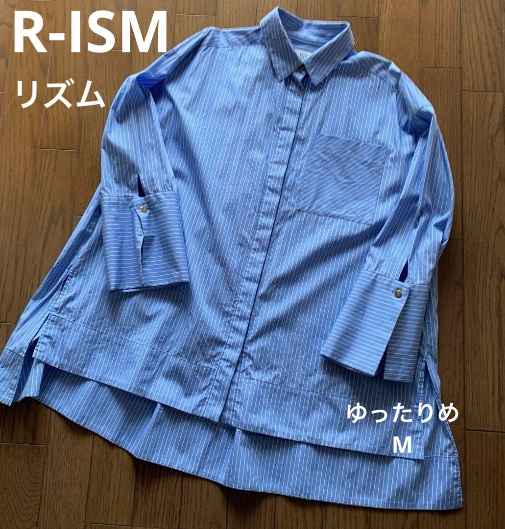 値下げしました☆R-ISMリズム　レディースシャツ　デザインブラウス　トップス