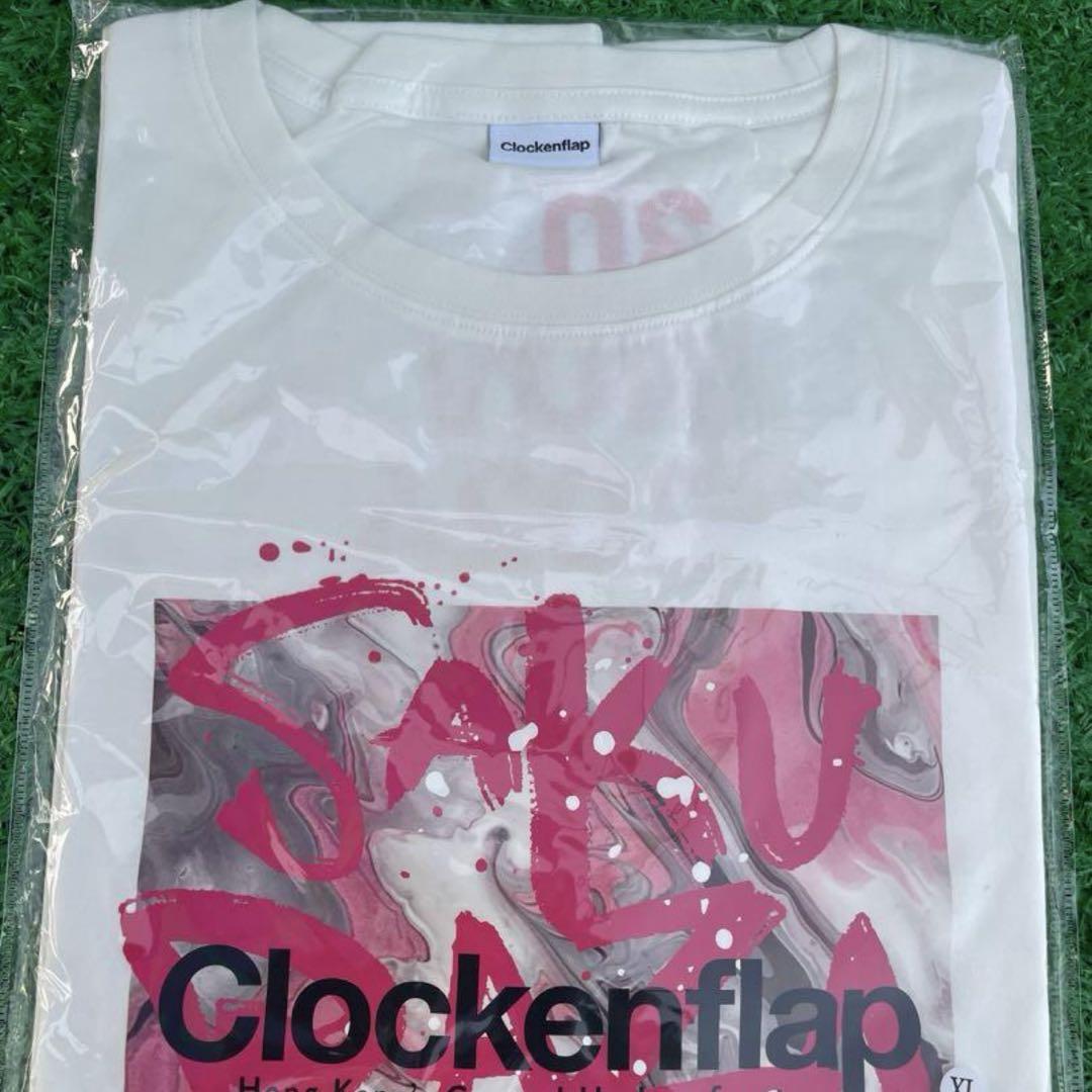 櫻坂46 clockenflap Tシャツ Lサイズ 白 香港 櫻坂46 clockenflap Tシャツ XL 白 香港（商品一覧ページ | 櫻坂