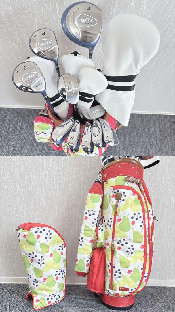 美品❗️超豪華❗️ミズノ/ efil 初心者 レディース ゴルフ クラブ フルセット