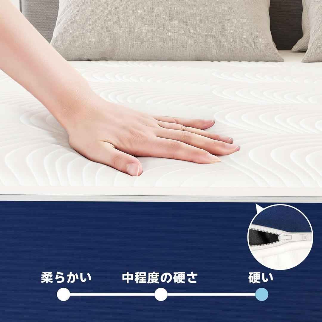 MOLPHIT 低反発マットレス セミダブル 20cm厚 抗菌・防臭 圧縮梱包