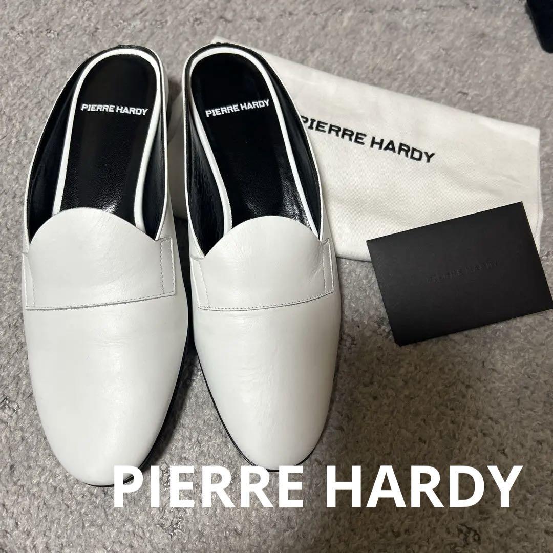 PIERRE HARDY ホワイト スリッポン 36、5 - メルカリ