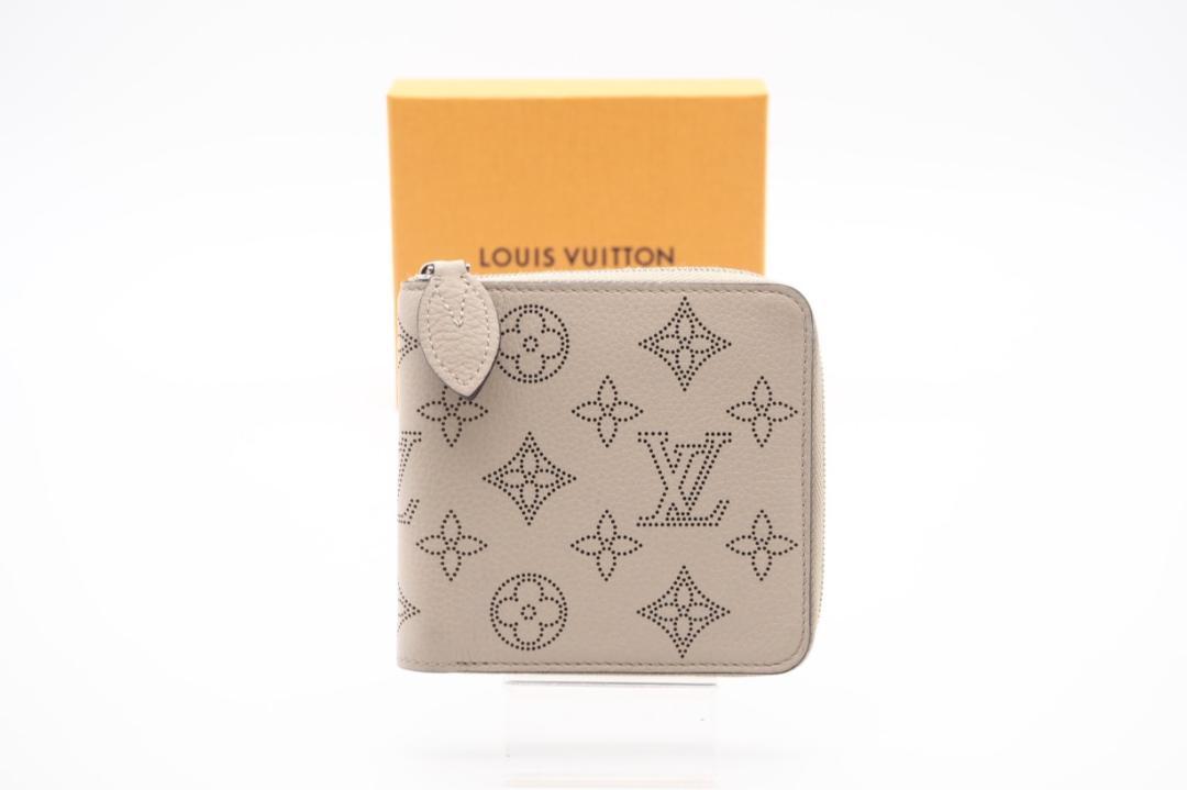 LOUIS VUITTON ラウンドファスナー財布 マヒナ ガレ Aランク 極美