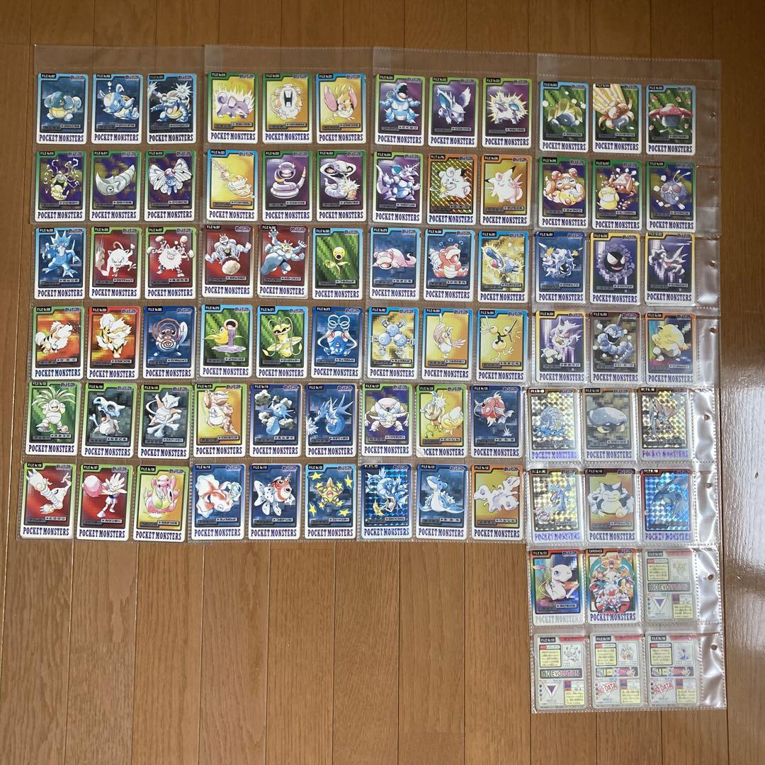 ポケモンカード　カードダス　151種 緊急値下げ‼︎ ポケモンカードダス 151 コンプリート+1 1997販