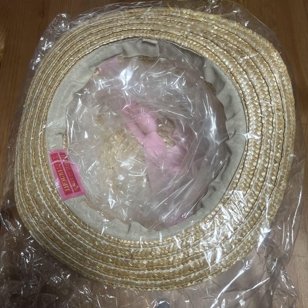 新品 BABY the stars 麦わら帽子 ピンク