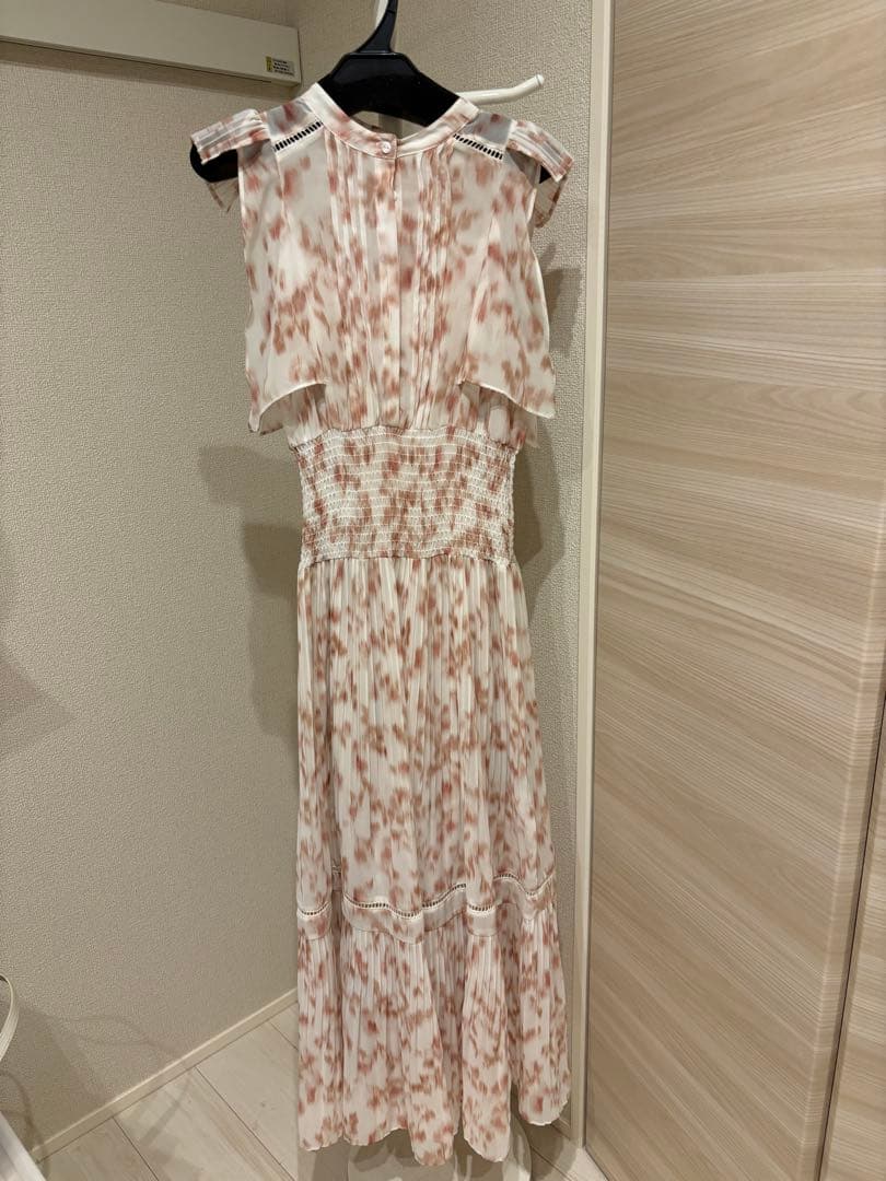 SNIDEL ノースリーブ ロングワンピース S ピンク