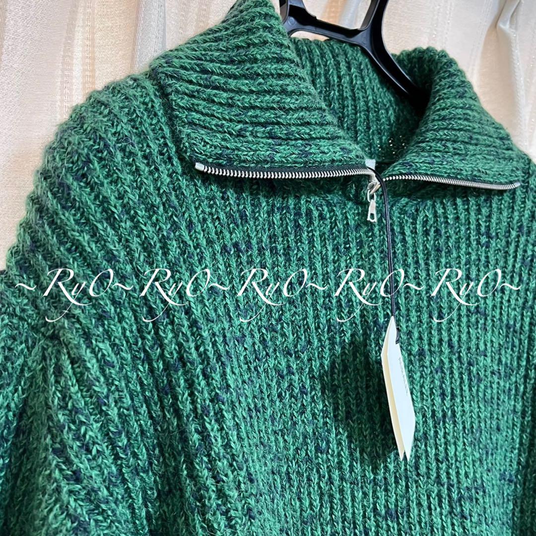 《AURALEE》ハーフジップニット 画像3