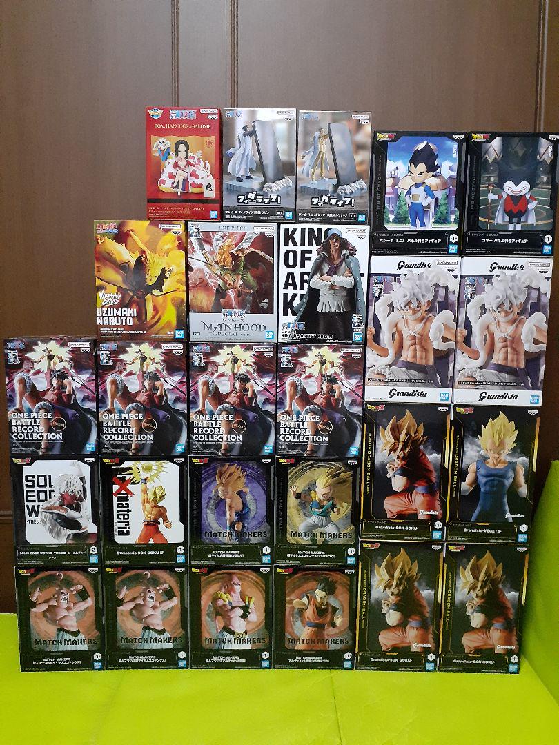 ドラゴンボール、ワンピース、ナルトフィギュアセット - メルカリ