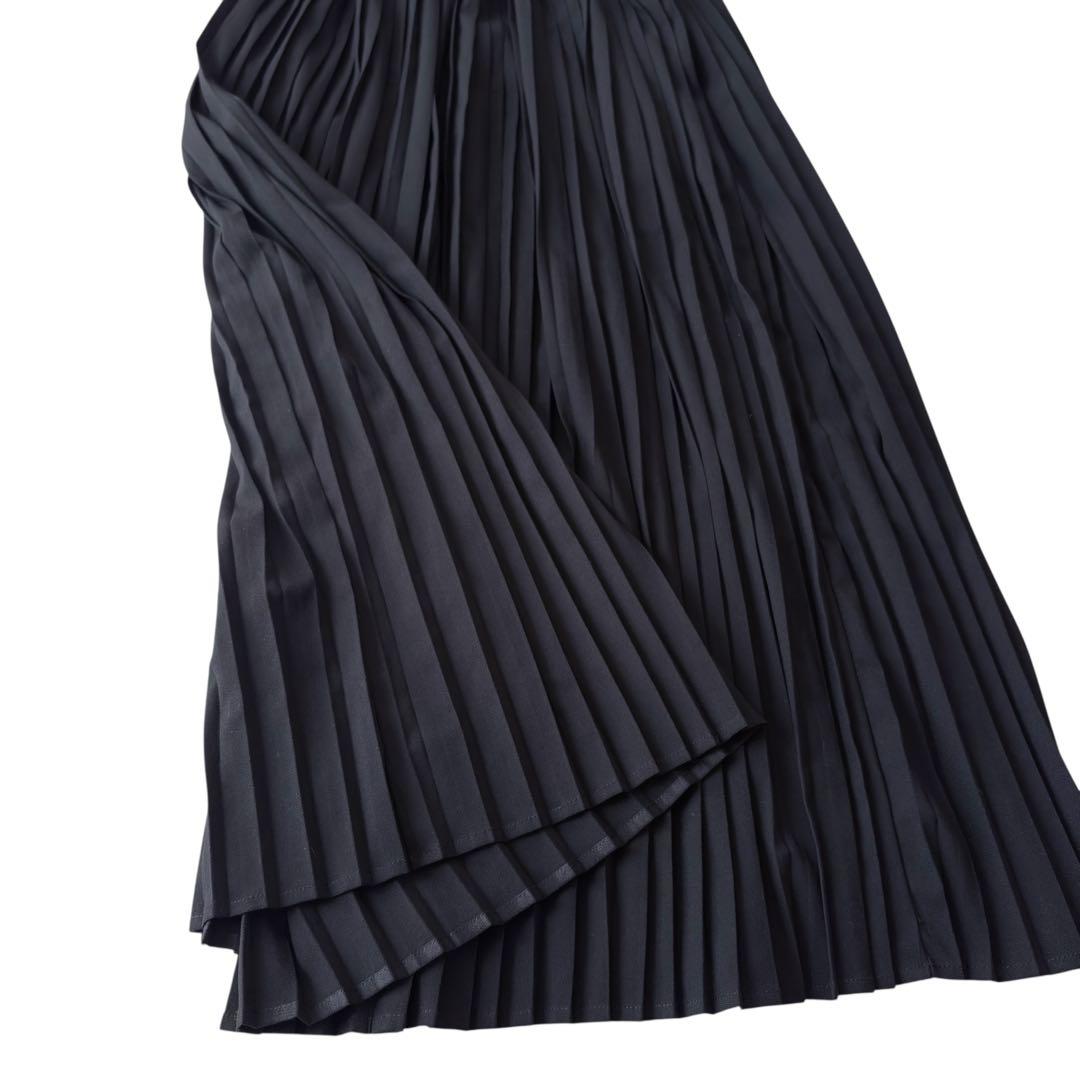 UNLIENS アンリアン スカート ブリーツ ブラック ロング 上品 可愛い UNLIENS アンリアン スカート ブリーツ ブラック ロング 上品 可愛い