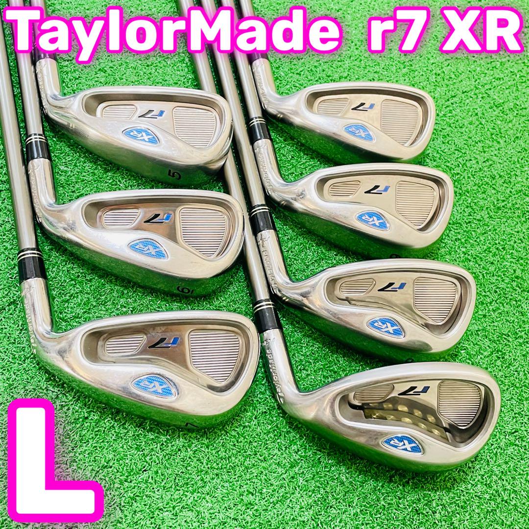 7363 TaylorMade r7 XR レディース アイアン7本セット L 画像1
