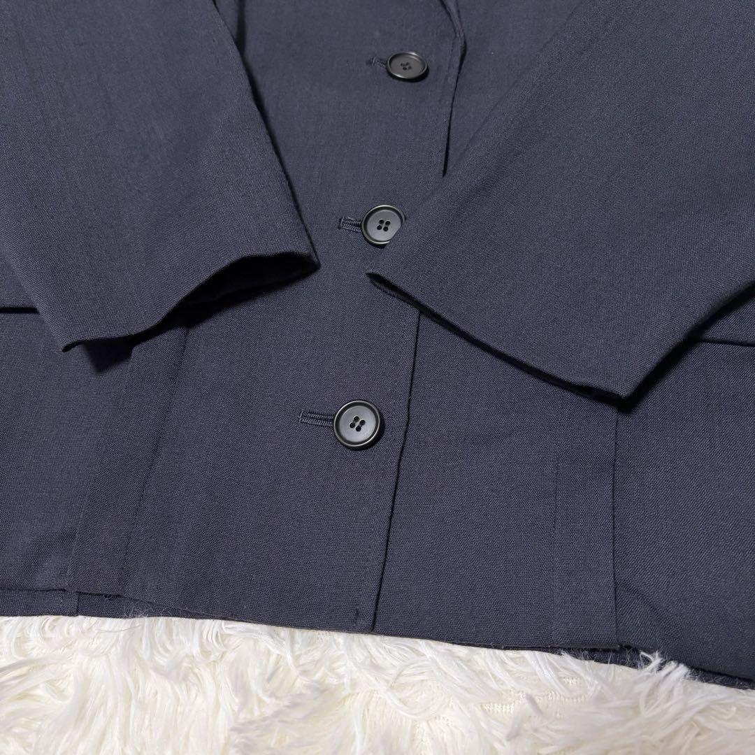 クラネ CLANE DOLMAN LOOSE JACKET ネイビー 38