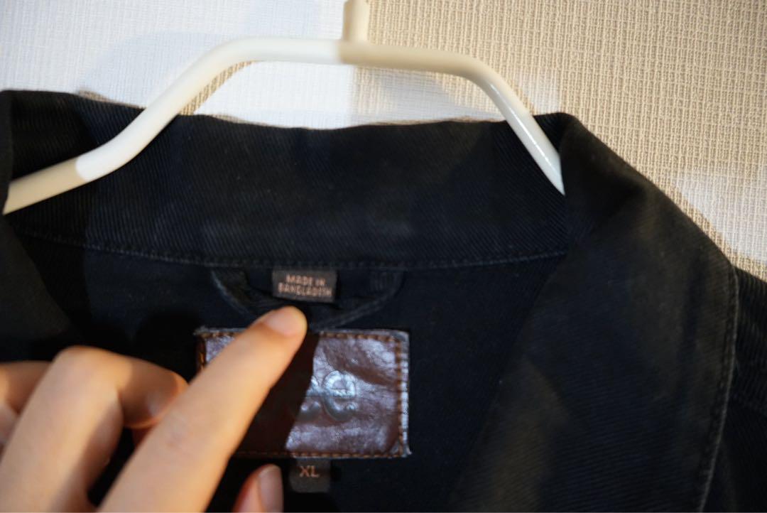 Lee デニムジャケット black XL