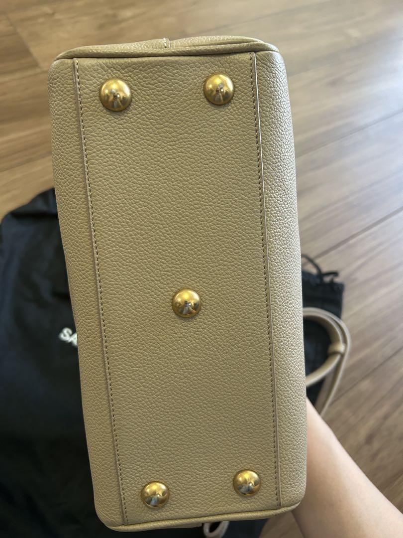 SAINT LAURENT ベージュ ハンドバッグ