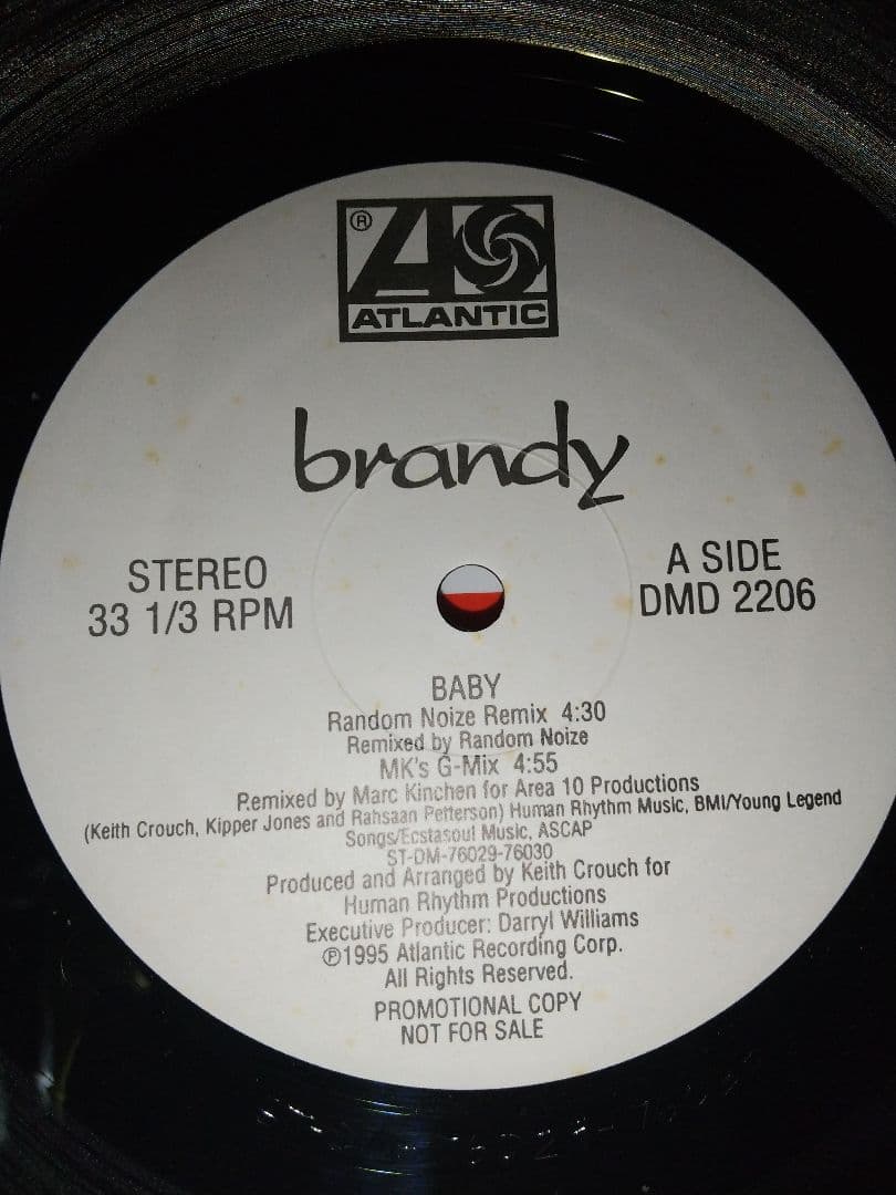 brandy baby remixes 1995usプロモオンリー盤