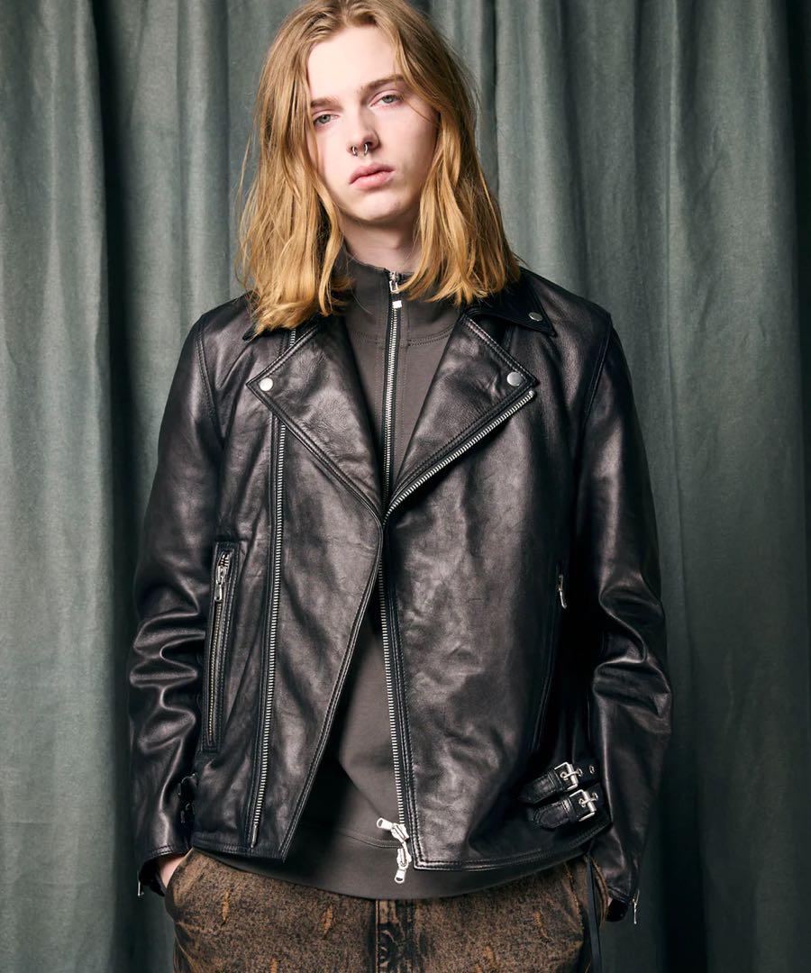 Dress-Fit Sheep Leather Double  Jacket