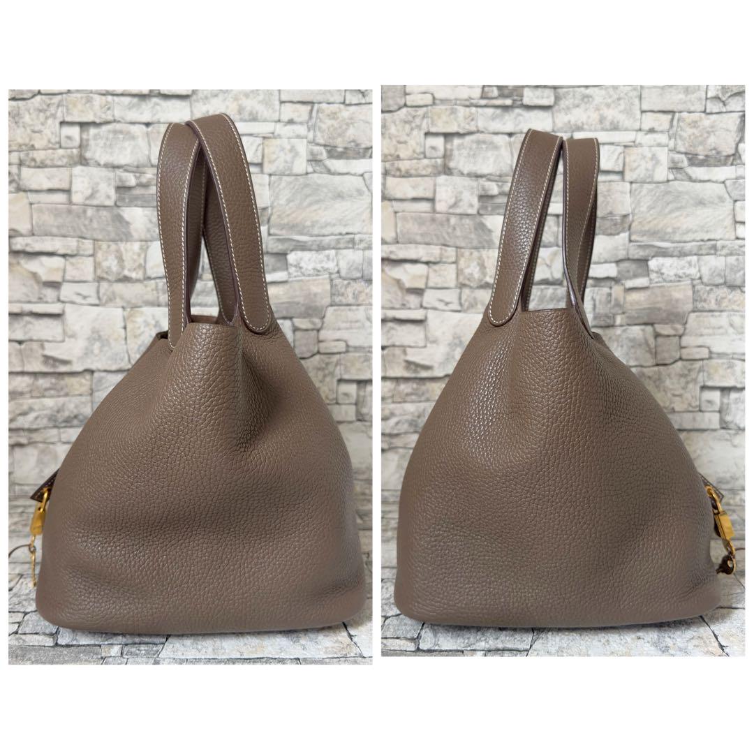 早い者勝ち♥️ HERMES エルメス ピコタンロック MM エトゥープ C刻印