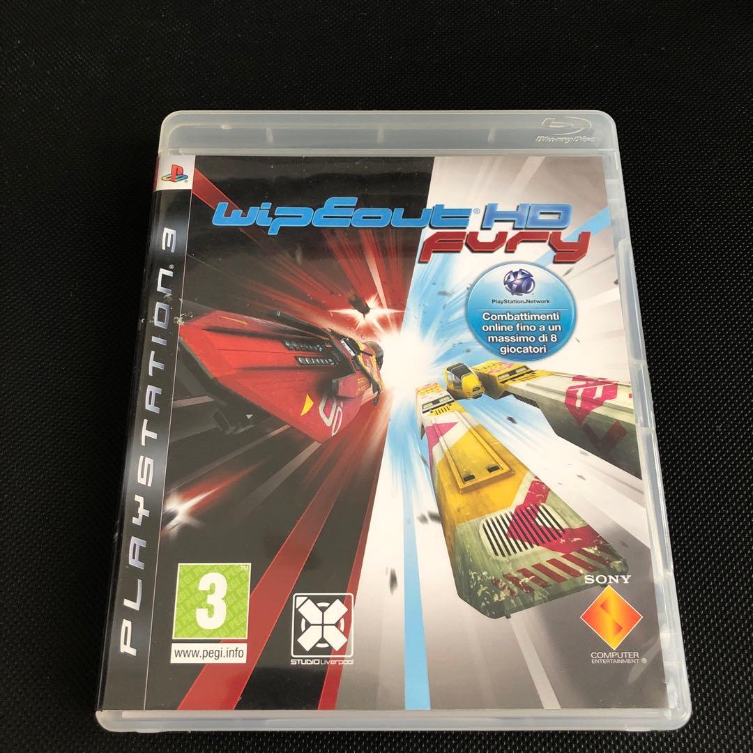 Ps3 EU版 ワイプアウト　Wipeout HD Fury(国内版本体動作可)