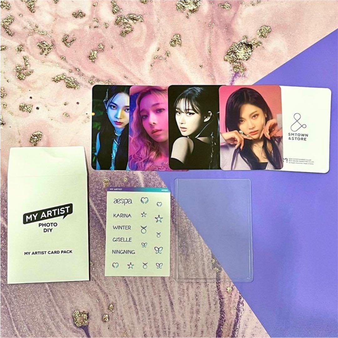 ジゼル aespa MY ARTIST CARD PACK カリナ 8枚 セット wnyTk-m24405073552 /ケース
